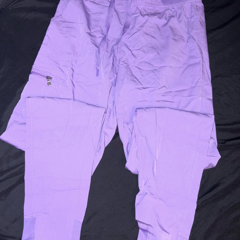 Purple Cargo Pants scrubs